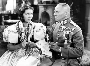 Images Dated 11th April 2014: FUGITIVE ROAD, from left, Wera Engels, Erich von Stroheim, 1934