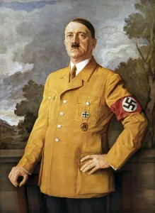 Hitler Prints: OUR FUHRER, a portrait of Adolf Hitler by Heinrich Knirr. Ca. 1940
