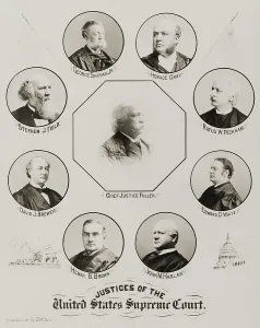 Legal Prints: Fuller Court. United States Supreme Court