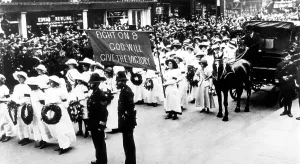 Police Prints: The funeral of Emily Wilding Davison (1872-1913)
