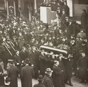 Street Prints: Funeral of Tom Lee, leader of On Leong Tong which protected Chinatown's organized crime