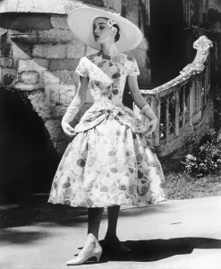 Peplum Prints: FUNNY FACE, Audrey Hepburn (wearing a dress by Givenchy), 1957