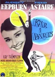 Images Dated 18th May 2010: FUNNY FACE, from left, Audrey Hepburn, Fred Astaire, 1957