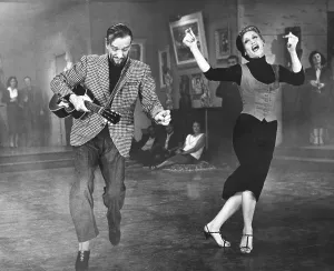 Thompson Prints: FUNNY FACE, from left: Fred Astaire, Kay Thompson, 1957