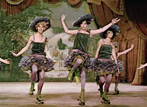 Tiered Skirt Prints: FUNNY GIRL, Barbra Streisand (center), 1968