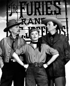 Huston Prints: THE FURIES, Walter Huston, Barbara Stanwyck, Wendell Corey, 1950