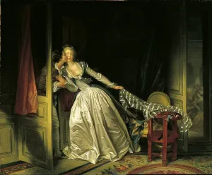 Noble Prints: A furtive kiss, by Jean-Honor Fragonard