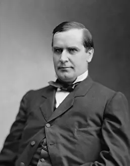 Waist Coat Prints: The future President, Congressman William McKinley, bore a facial resemblance to Napoleon