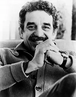 Novelist Prints: Gabriel Garcia Marquez, Colombian novelist