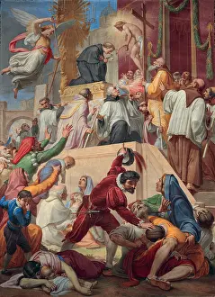 Sick Prints: Gagliardi Pietro, The Miracle of St Nicholas of Tolentino during the Plague of Cordova
