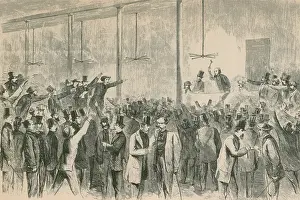 Stock Market Prints: Gallagher's night stock exchange during the U.S. Civil war