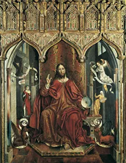 Salamanca Prints: GALLEGO, Fernando (1440-1507). Christ Giving his Blessing