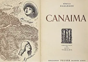 GALLEGOS, Rmulo (1884-1969). "Canaima", novel from 1935. Edition carried out in Buenos Aires. SPAIN. Madrid