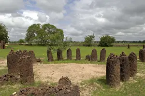 Africa Prints: THE GAMBIA. Wassu. Stone circles. AISA/Everett Collection**US SALES ONLY**