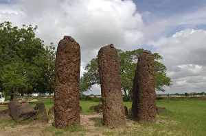 Africa Prints: THE GAMBIA. Wassu. Stone circles. AISA/Everett Collection**US SALES ONLY**