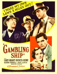 Hume Prints: GAMBLING SHIP, top from left: Jack La Rue
