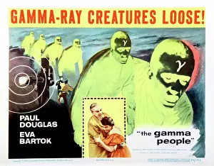 January Prints: THE GAMMA PEOPLE, Paul Douglas, Eva Bartok, 1956