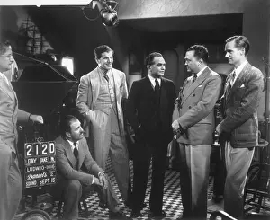 Hollywood Prints: THE LAST GANGSTER, Sidney Blackmer (sitting)