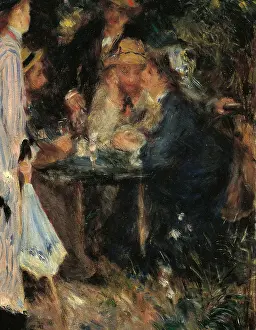 1876 Prints: In the Garden, or Under the Trees of the Moulin de la Galette