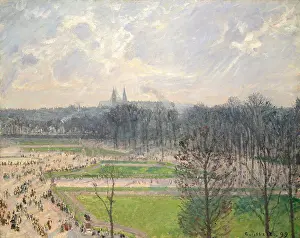 Spring Prints: Garden of the Tuileries, Winter Afternoon