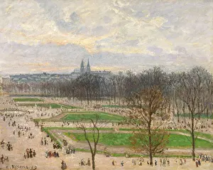 Spring Prints: Garden of the Tuileries. Winter Afternoon
