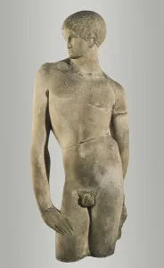 GARGALLO, Pablo (1881-1934). Shepherd. 1917-1918. Sculpture on rock. SPAIN. Barcelona. National Art Museum of Catalonia. AISA/Everett Collection**US SALES ONLY**