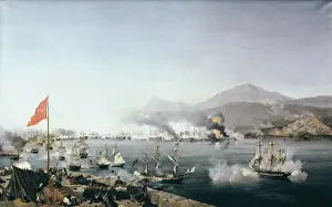 1827 Prints: GARNERAY, Louis (1783-1857). Naval Battle of Navarino