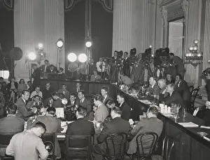 Gary Prints: Gary Cooper testifying before the House Un-American Activities Committee