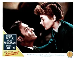 Bergman Prints: GASLIGHT, from left, Charles Boyer, Ingrid Bergman, 1944