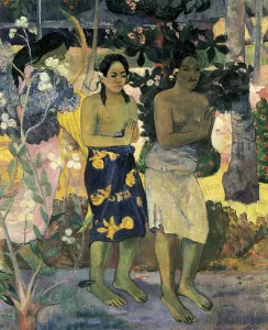 Gauguin Prints: GAUGUIN, Paul (1848-1903). La Orana Maria (Hail Mary)
