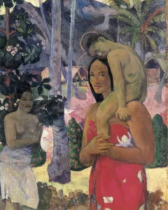 Gauguin Prints: GAUGUIN, Paul (1848-1903). La Orana Maria (Hail Mary)