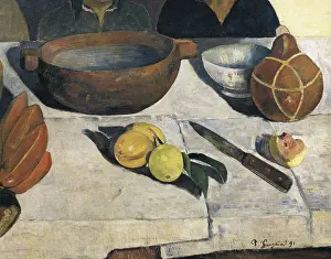 Gauguin Prints: GAUGUIN, Paul (1848-1903). The Meal or The Bananas