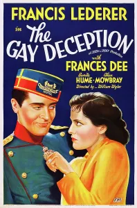 Medal Prints: THE GAY DECEPTION, l-r: Francis Lederer