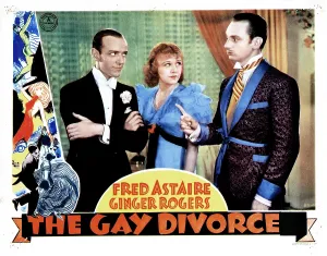 Gigolo Prints: THE GAY DIVORCEE, from left, Fred Astaire, Ginger Rogers, Erik Rhodes, 1934