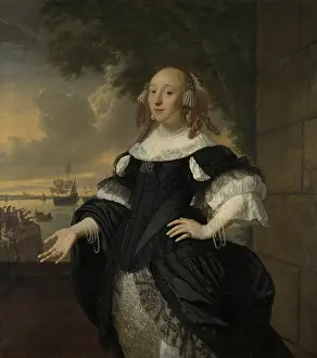 Ringlets Prints: Geertruida den Dubbelde, Wife of Aert van Nes