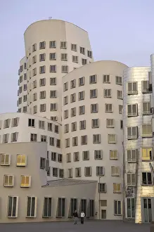 Germanic Prints: GEHRY, Frank (1929). GERMANY. Dsseldorf. Building complex located at the Media Harbour