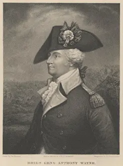 1790s Prints: Gen. Anthony Wayne was a veteran of the American Revolution who returned to command in the Northwest Indian War