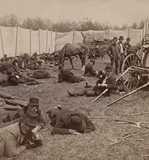 Adults Prints: Gen. Coxey's marchers, officially named Army of the Commonwealth in Christ