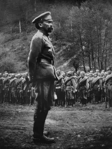 February Revolution Prints: Gen. Lavr Kornilov, Army Chief of Staff the during the Russian Revolution. 1917