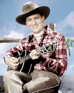Plaid Shirt Prints: Gene Autry, ca. late 1940s