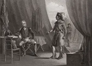 Native Prints: General Andrew Jackson and Creek Chief Red Eagle after the Battle of Horseshoe Bend