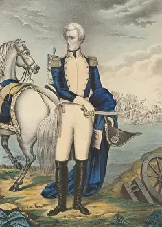 Epaulets Prints: General Andrew Jackson, the hero of New Orleans in the War of 1812
