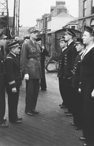 Inspection Prints: General Charles de Gaulle with Free French Forces in 1943