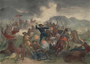 Assault Prints: GENERAL CUSTER'S DEATH STRUGGLE