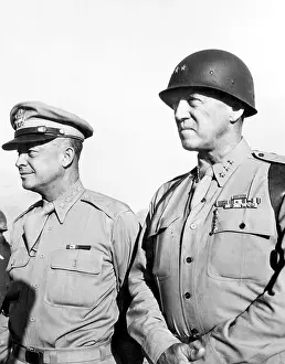 General Prints: General Dwight Eisenhower, General George Patton