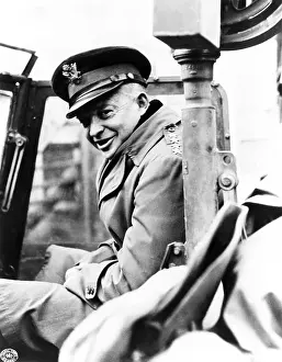 Jeep Prints: General Eisenhower visits front lines on November 29, 1944