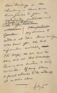 Concessions Prints: General Eisenhower's unused statement he drafted in case the D-Day invasion failed