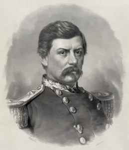1860s Portrait Prints: General George B. McClellan. Major General commanding U