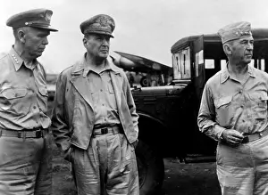 General Prints: General George C. Marshall, during inspection of SW Pacific Area