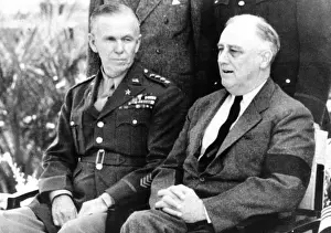 Roosevelt Prints: General George C. Marshall, President Franklin D